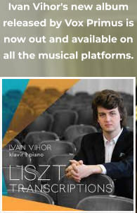 Ivan Vihor's new album released by Vox Primus is now out and available on all the musical platforms.